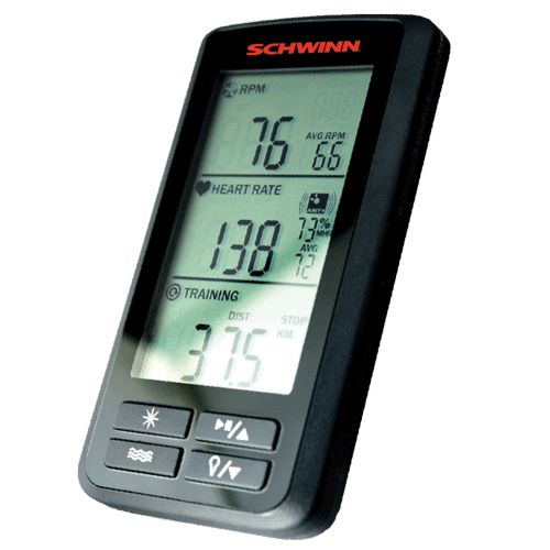 schwinn spin bike monitor